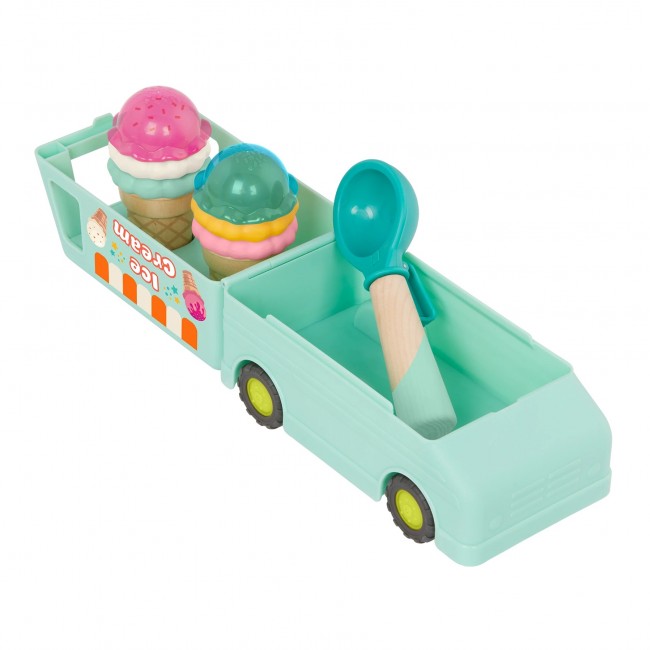 Lodziarnia na kółkach z magnetyczną łyżką do lodów B. Toys - Sweet Scoops