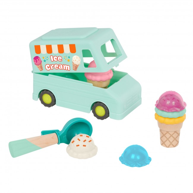 Lodziarnia na kółkach z magnetyczną łyżką do lodów B. Toys - Sweet Scoops