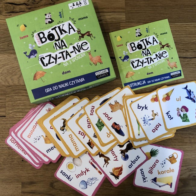 Gra do nauki czytania. Bójka na czytanie