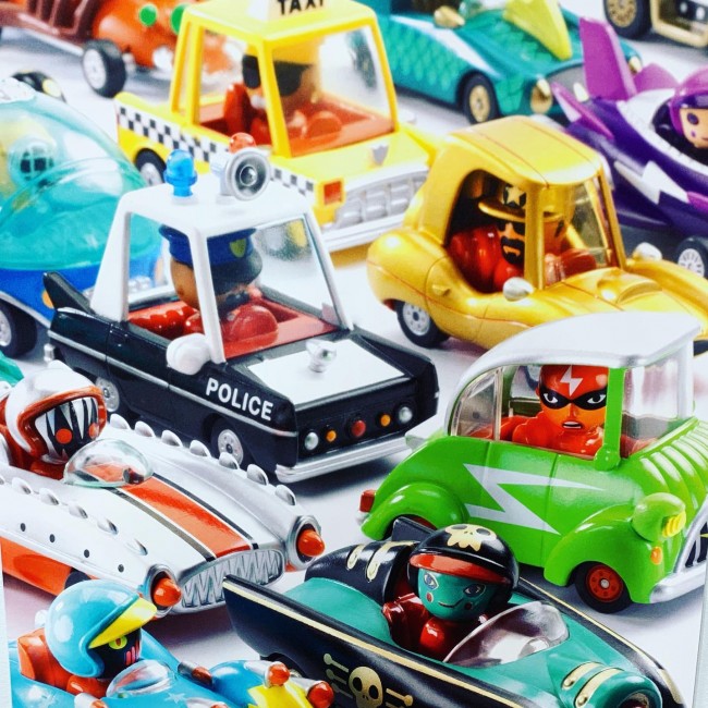 Samochód Djeco Crazy Motors - Pirate Wheels