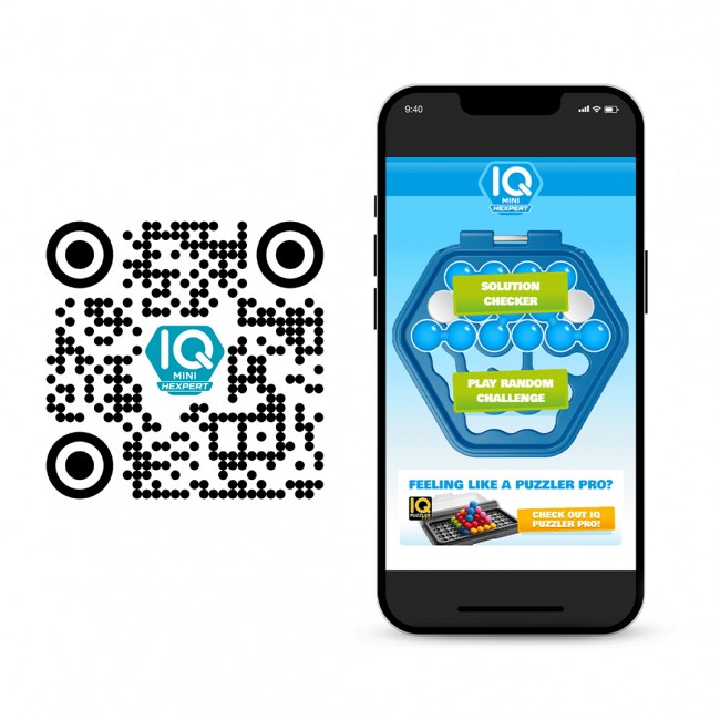 Gra logiczna Smart Games IUVI Games - IQ Mini Hexpert