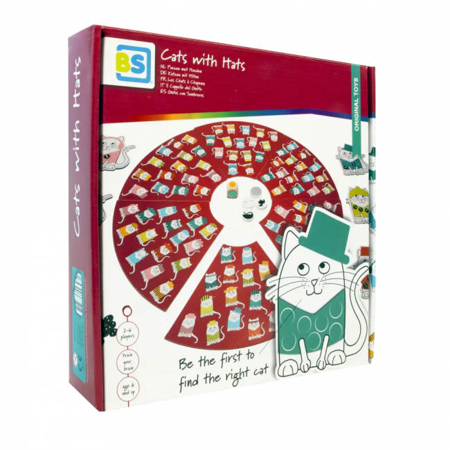 Gra obserwacyjna BS Toys - Kot w kapeluszu