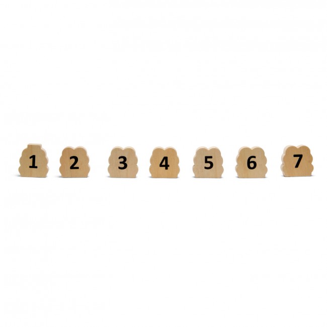 Drewniana gra sensoryczna BS Toys - Zbieraj żabki