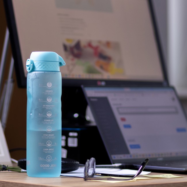 Butelka do picia 1000 ml ION8 - Motivator Blue