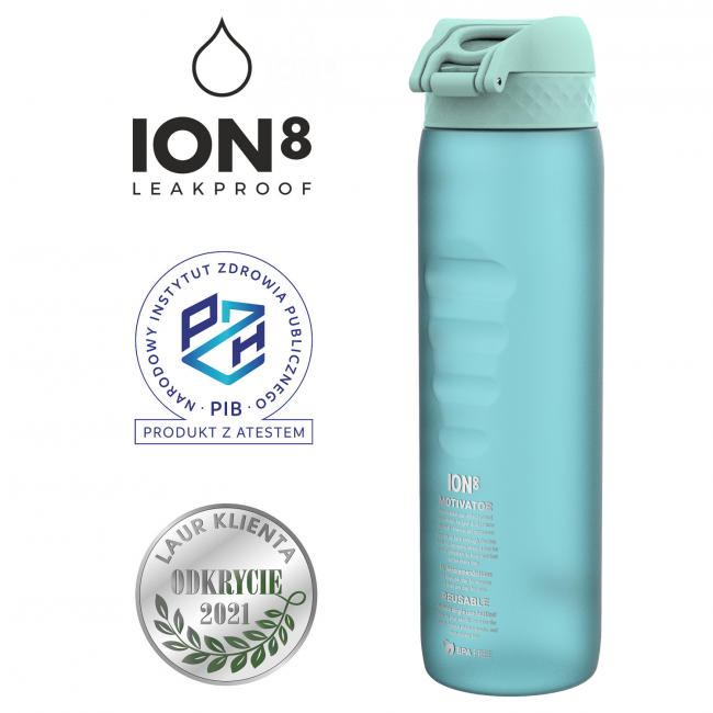 Butelka do picia 1000 ml ION8 - Motivator Blue