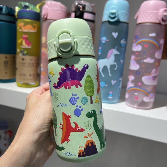 Stalowa butelka 400 ml ION8 - Dino