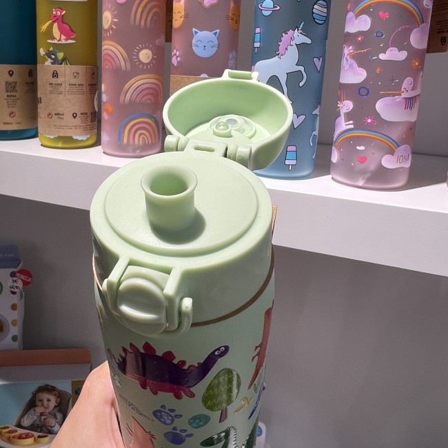 Stalowa butelka 400 ml ION8 - Dino
