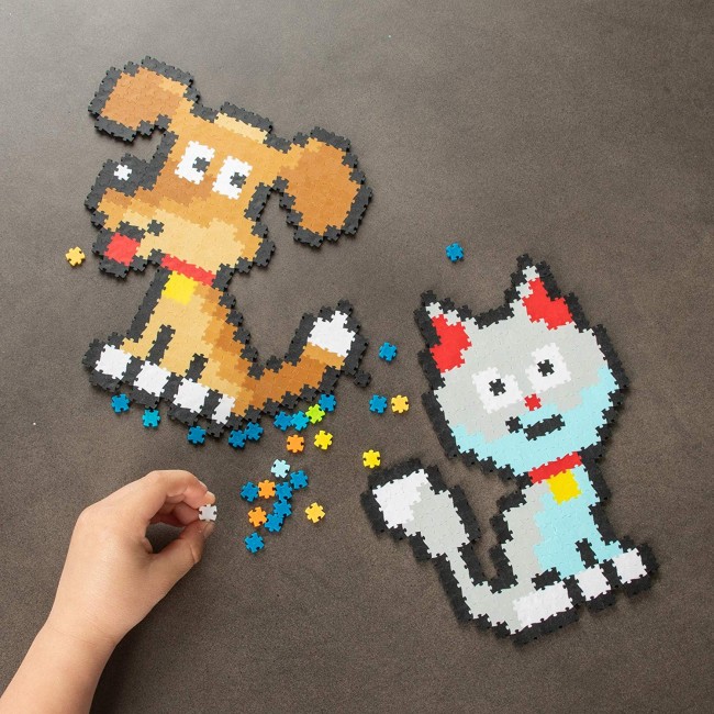 Puzzelki Pixelki Jixelz 700 elem. Fat Brain Toys - Zwierzęta Domowe