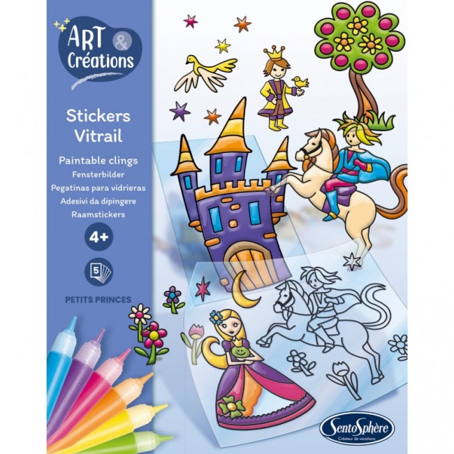 Malowanie na szkle, witraże Sento Sphere - Księżniczki