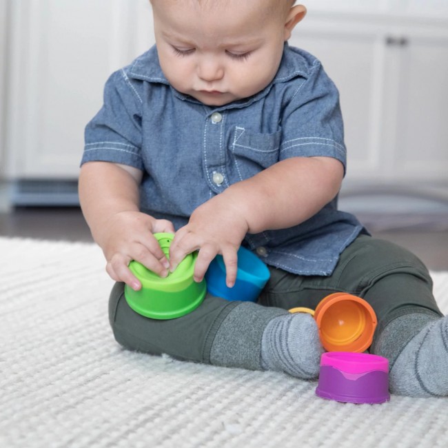 Wieża Bąbelkowa Fat Brain Toys - Dimpl Stack