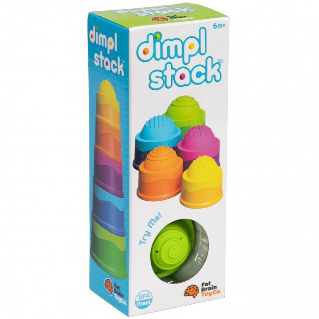 Wieża Bąbelkowa Fat Brain Toys - Dimpl Stack
