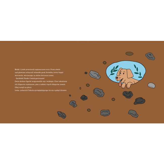 Książka "Bolek i Lolek szukają skarbu. Bajka o wychodzeniu z tarapatów" Wydawnictwo Emotikon