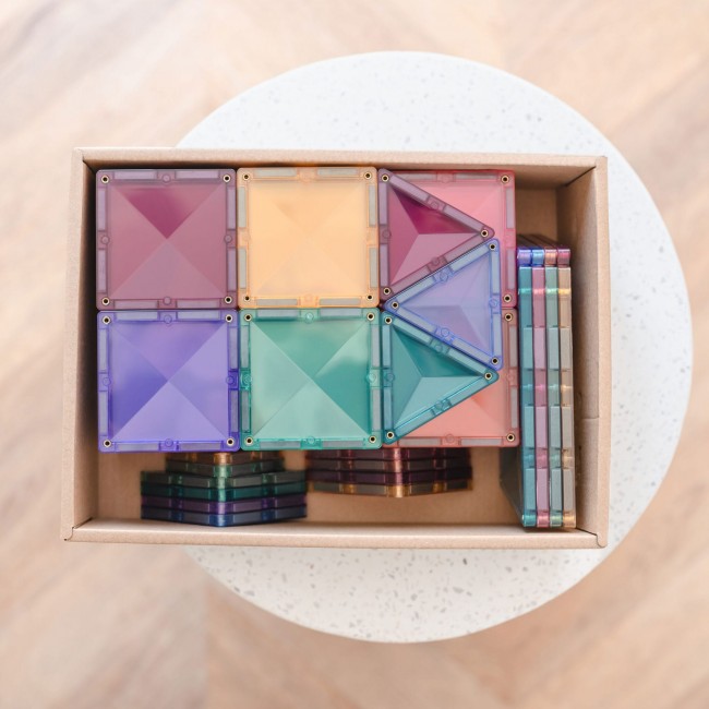 Klocki magnetyczne Connetix - Pastel Starter Pack 64 el.
