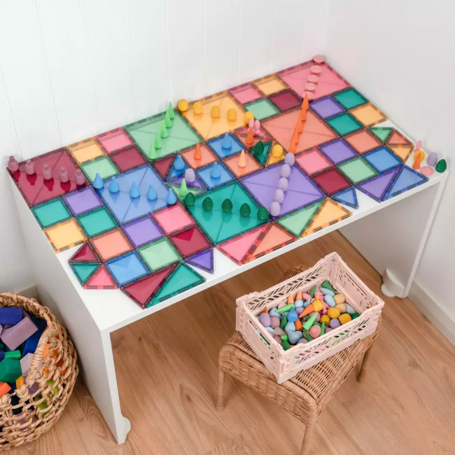 Klocki magnetyczne Connetix - Pastel Starter Pack 64 el.