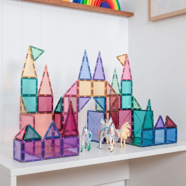 Klocki magnetyczne Connetix - Pastel Starter Pack 64 el.
