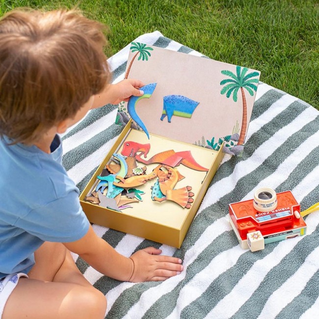 Magnetyczna układanka Apli Kids - Dinozaury