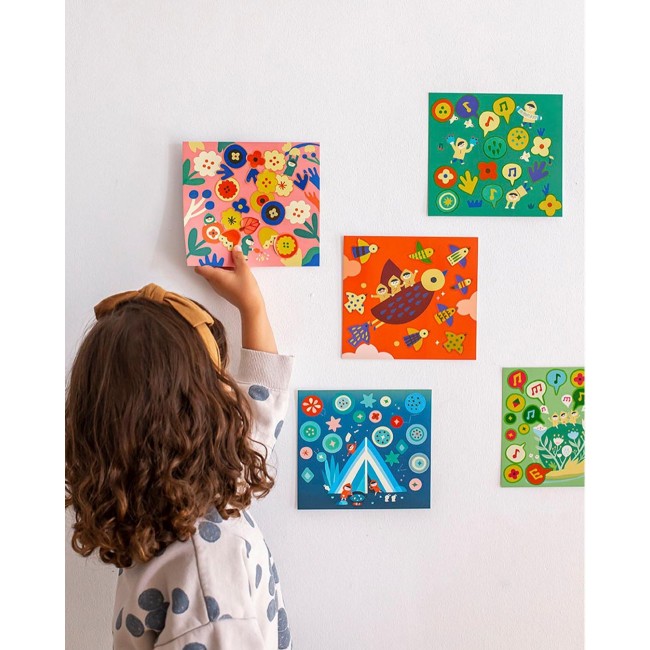 Zestaw z naklejkami Apli Kids - Liliput