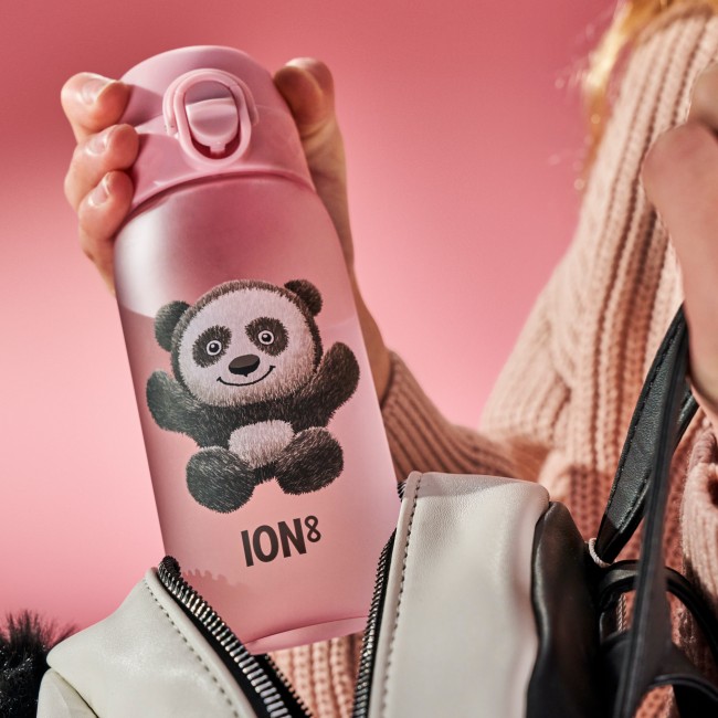 Butelka do picia dla dzieci 400 ml ION8 - Panda