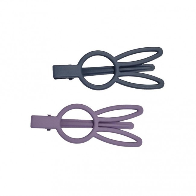 Spinki do włosów Cuty Clips Snails - Bunny Eyes Purple-Blue
