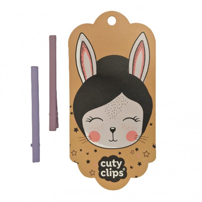 Spinki do włosów Cuty Clips Snails - Moon Rabbit Purple