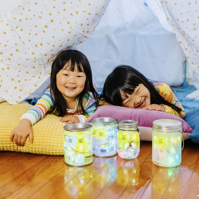 Kostki sensoryczne świecące w wodzie Pippa Glo Pals - zielone