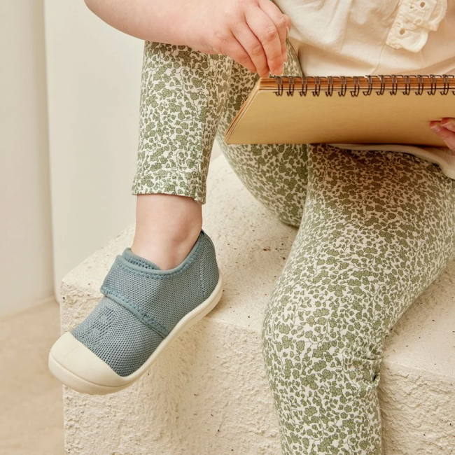 Buciki dziecięce Attipas - Knit Sneakers Blue 24