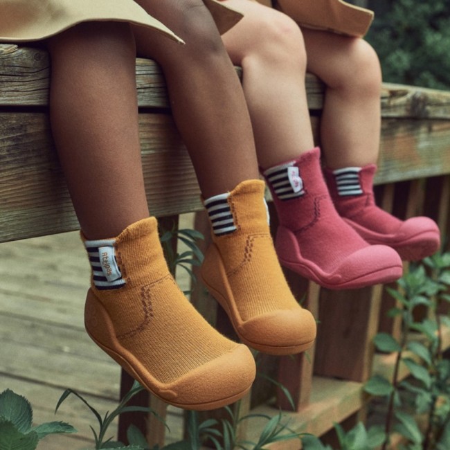 Oddychające antypoślizgowe buciki Attipas - Rainboots Yellow XL
