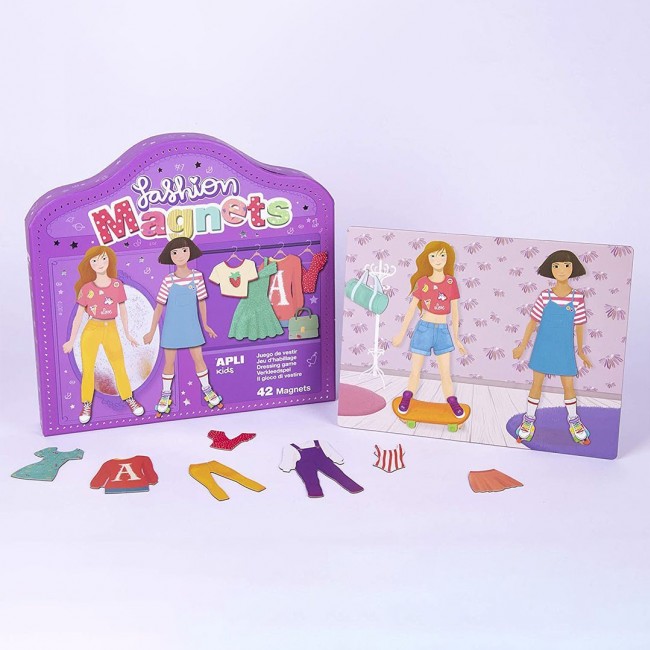 Zestaw z magnesami Apli Kids - Moda