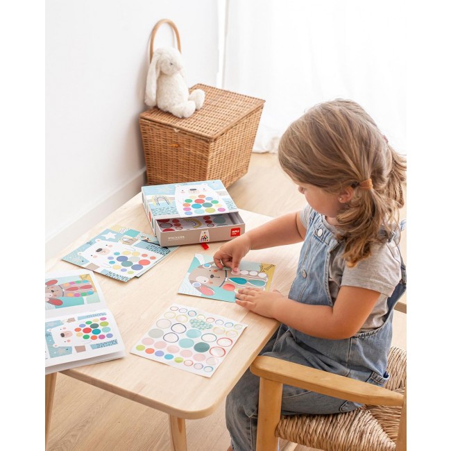 Zestaw z naklejkami Apli Kids - Miś