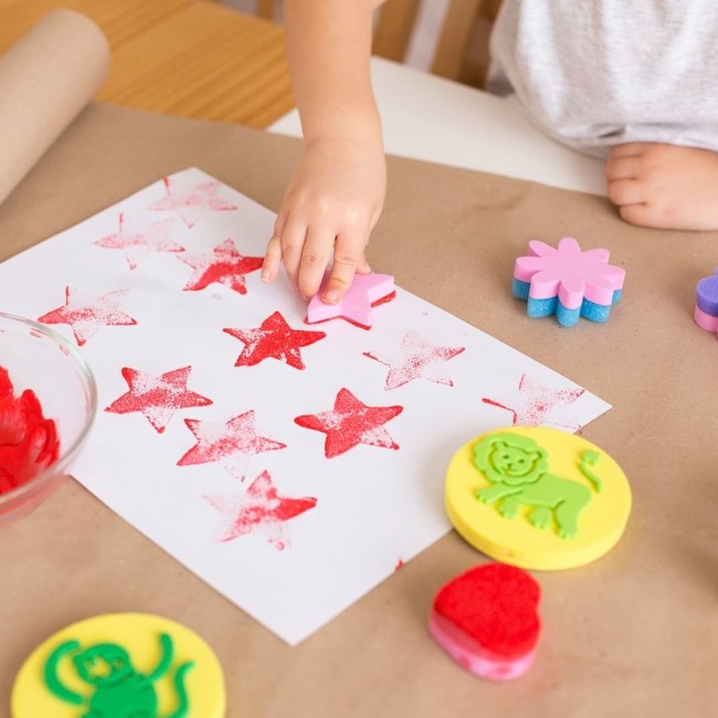 Pieczątki z pianki EVA Apli Kids - Zwierzęta