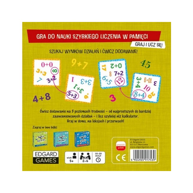 Gra do nauki dodawania. Bójka na dodawanie