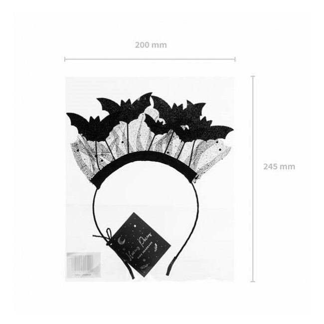 Opaska Party Deco - Nietoperze 22 x 23 cm