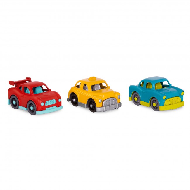Zestaw 6 małych autek Wonder Wheels Battat - 6 Mini Riders