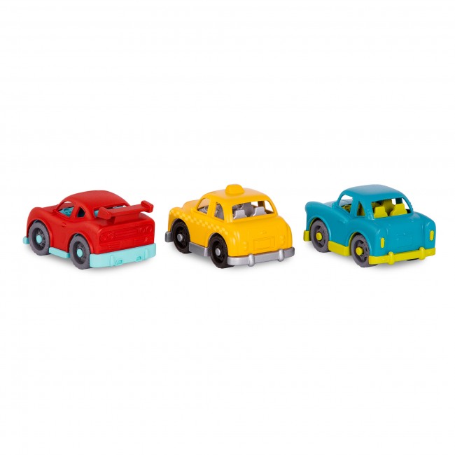 Zestaw 6 małych autek Wonder Wheels Battat - 6 Mini Riders