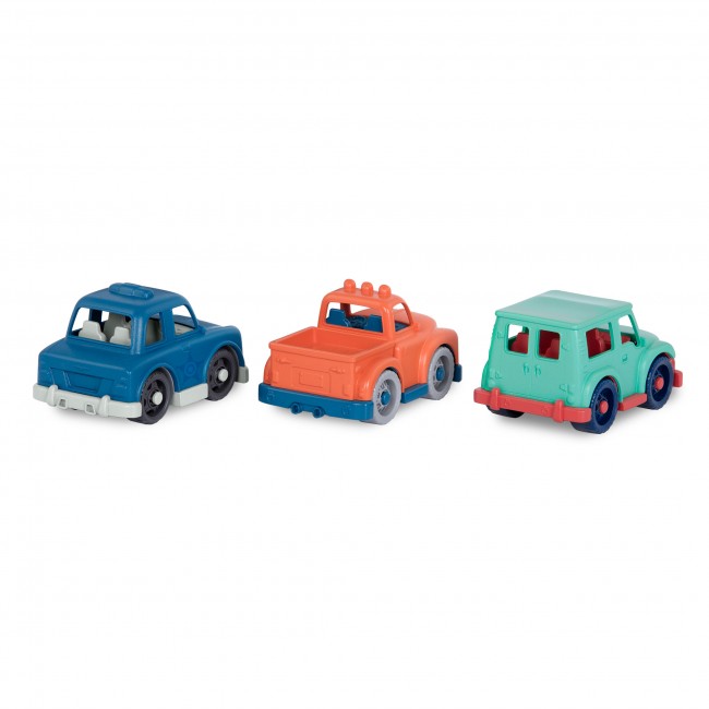 Zestaw 6 małych autek Wonder Wheels Battat - 6 Mini Riders