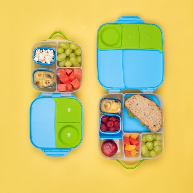 Silikonowe pojemniczki na przekąski B.box - Ocean 2 szt.