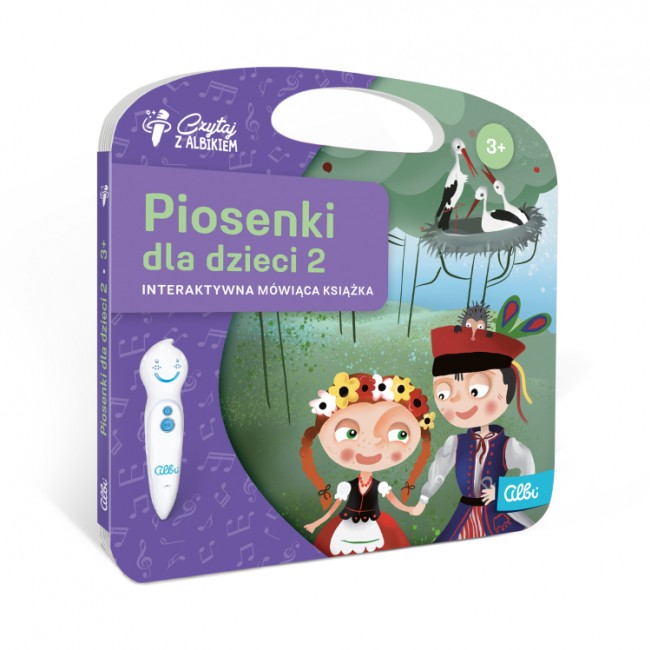Mini książka Czytaj z Albikiem Albi - Piosenki dla dzieci 2