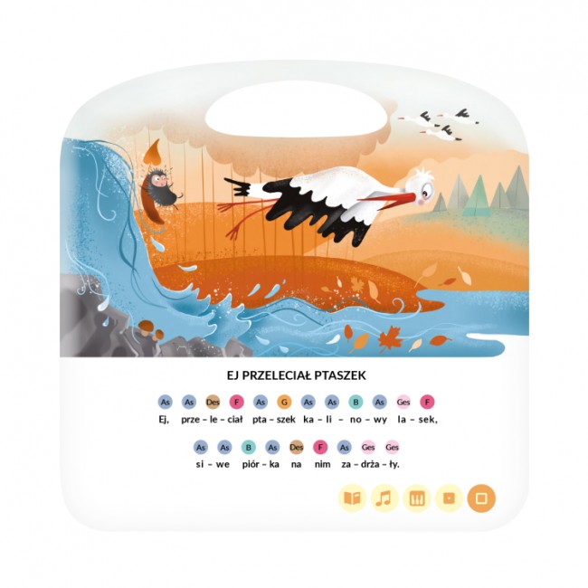 Mini książka Czytaj z Albikiem Albi - Piosenki dla dzieci 2