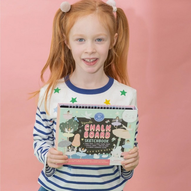 Szkicownik z kredowymi pisakami Floss&Rock - Baletnice