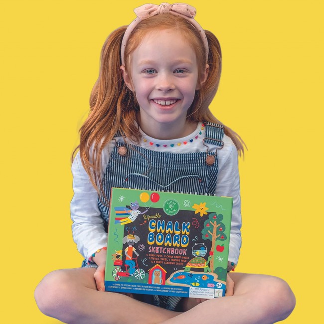 Szkicownik z kredowymi pisakami Floss&Rock - Zwierzęta