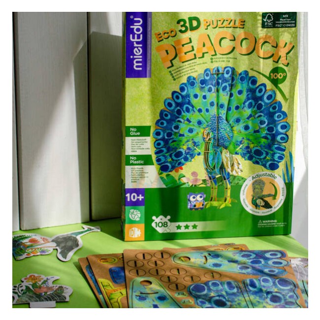 Puzzle 3D mierEdu- Paw