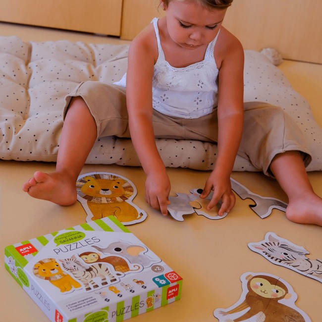 Puzzle progresywne My First Apli Kids - Sawanna 2+