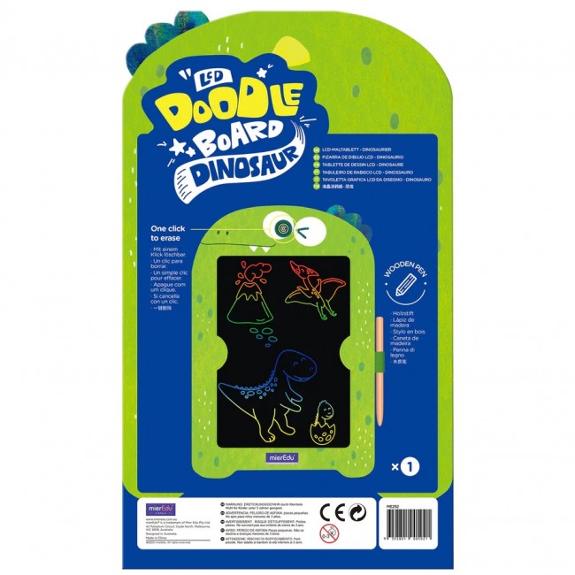 Tablet graficzny LCD do rysowania mierEdu - Dinozaur