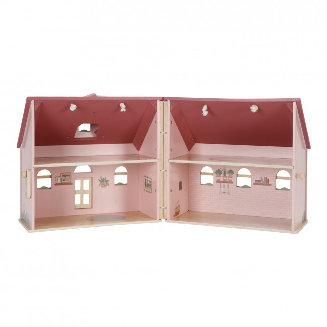 Różowy domek dla lalek Little Dutch