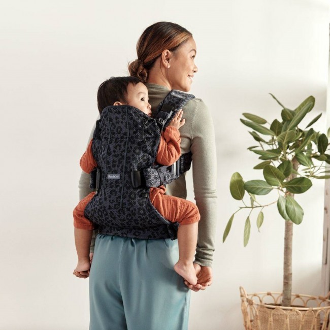 Nosidełko BABYBJORN ONE AIR 3D Mesh - Antracyt/Leopard