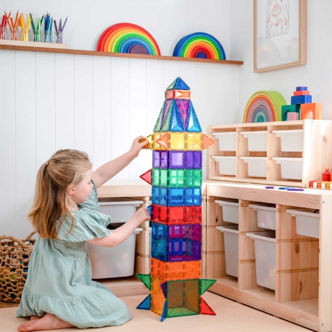 Klocki magnetyczne Connetix - Rainbow Creative Pack 102 el.