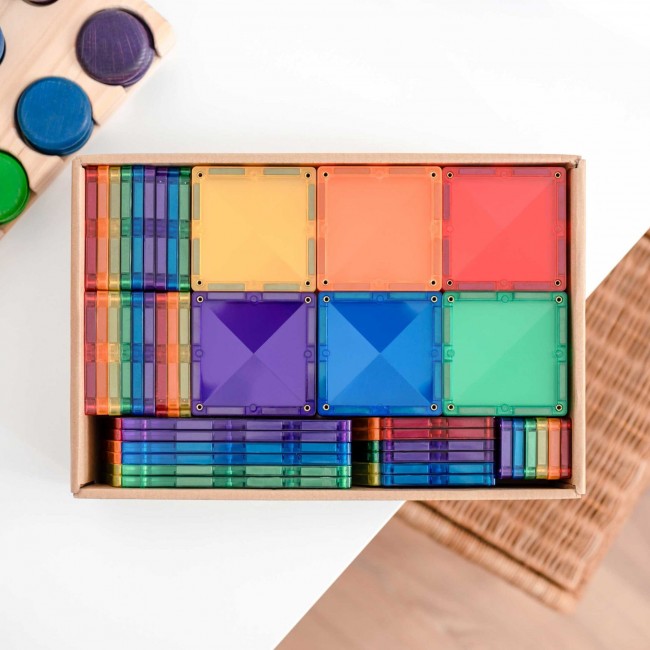 Klocki magnetyczne Connetix - Rainbow Creative Pack 102 el.