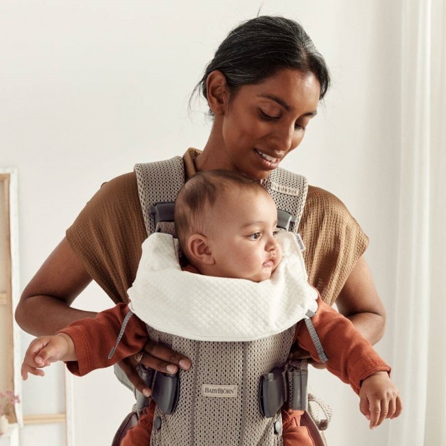 Nosidełko BABYBJORN ONE AIR 3D Mesh - Szary Beż