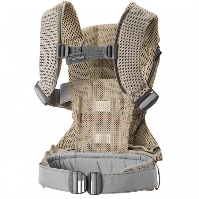 Nosidełko BABYBJORN ONE AIR 3D Mesh - Szary Beż