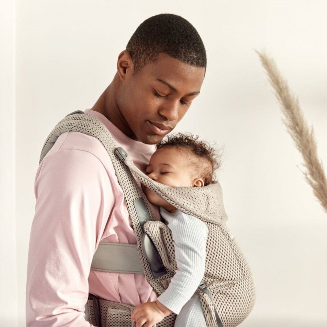 Nosidełko BABYBJORN MOVE 3D Mesh - Szary Beż